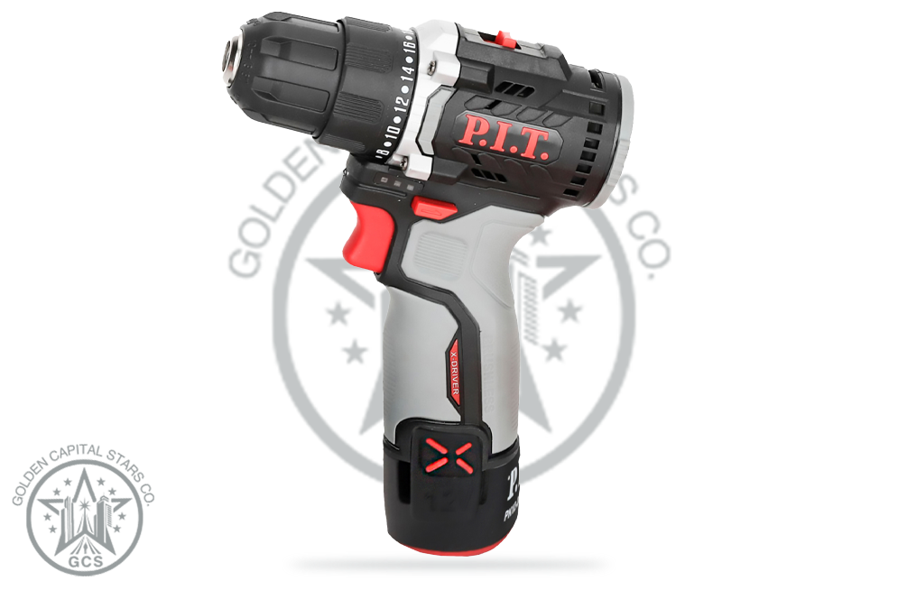 شنيور 12 فولت  PIT PBM12K-10B (بطاريتان+ شاحن)